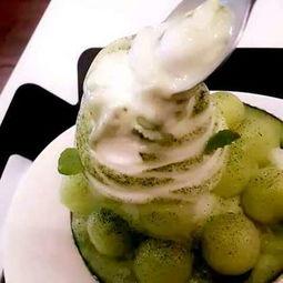 哈密瓜吃哈密瓜是冰棍,夏日消暑新选择